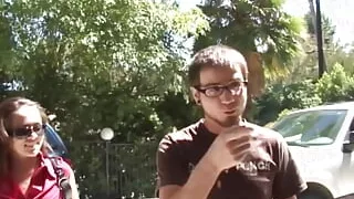 Sexy Kristina Rose picked up by strangers for sex