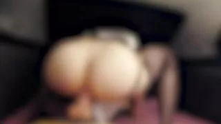 Crazy insatiable maid loves to riding on fat dick