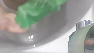 Shower time at the gym