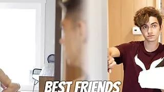 CumHereBoy - Bring A Towel - Benvi's Step Dad is Taking a Shower and Asks for a Towel, Donavin is Glad to Help Hot Fun Ensues