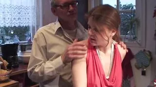 Great German chick gest fucked hard after making dinner