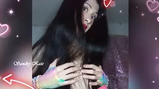 Sandry Kate playing around before going to bed