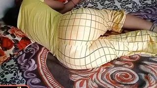 The girl with a big ass alone at home was brutally fucked by the milkman.