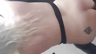 Chubby blonde enjoys fat black cock - ep. 7