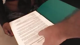 POV petite ebony teen sucking