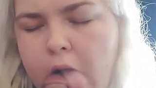 Chubby blonde enjoys fat black cock - ep. 2