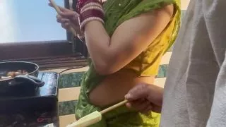 Desi Village Wife Fucked in the Kitchen with Husband