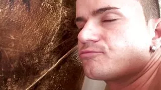 He fucks her fucks her and licks his asshole