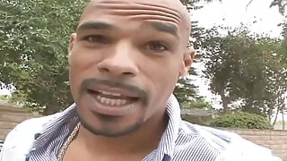 Megan Monroe fucked hard in interracial fuck session