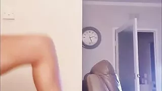 Blonde armature teasing the cameras