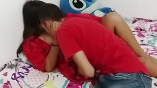 Horny stepbrothers fuck while no one is home