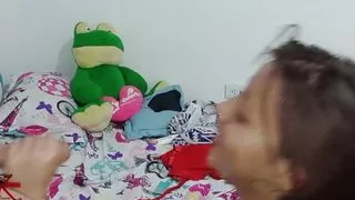 Afternoon of cell phone games gets out of control with my stepsister Tanix