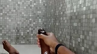 Desi Kolkata Big Cock boy masturbating in the home alone.