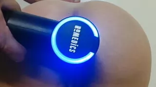 Getting ass fucked with toys