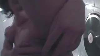 Amateur masturbation in the bathroom