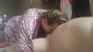 Slut wife gets dvp from dildo & dick