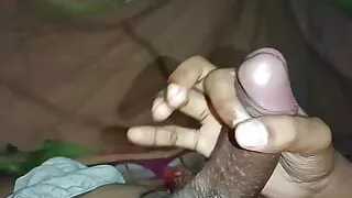 During the morning walk, a friend was shaking his penis in the park, then I helped him by sucking his penis.