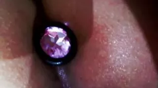 Hot Latina with plug in ass licked and anal fucked afterwards