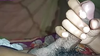 The neighbor's maid saw me bathing naked and then placed my big cock between her breasts and fucked me hard.