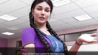 Milfs of Sunville #4 - Johannes played with himself in the shower ... Johannes imagined Mrs. Morris in her underwear while paint