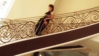 Big-titted Gemma Massey sits on the guy's face