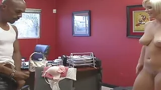 Horny babe Naomi Cruise sucks a BBC hardcore