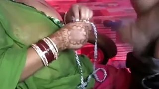 Desi Sexy Hot Village Erotic Girl Tied the Boy's Cock and Dominated the Boy and Became Like the Mistress of Girl Sex.