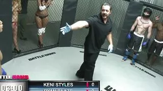 Sexy hottie Lexi Belle wraps her arms around boxing winner