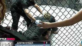 BBW Lexi Summers buries loser's face between her boobs