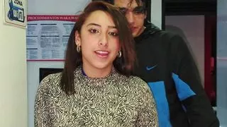 my neighbor stays outside her house and I end up fucking her in my house before her husband arrives