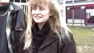 A hot blonde lady from France gets picked up and fucked by two hard studs