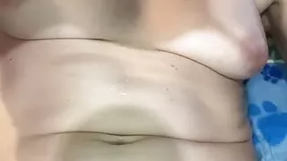 Squirt spluttering out of a catheter during a sounding session