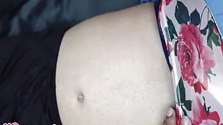 Pakistani crossdresser tranny femboy slut shows her sexy body. Pakistani beautiful shemale in black leggings