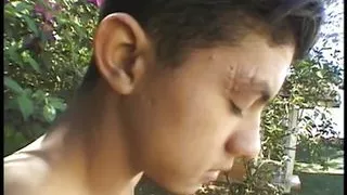 Gorgeous cutie gets her juicy cunt banged hard by a huge bisexual pole