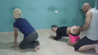 Stepdad Fucks His Stepdaughter While Doing Yoga