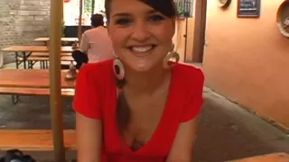 Steamy Hot Outdoor Fellatio