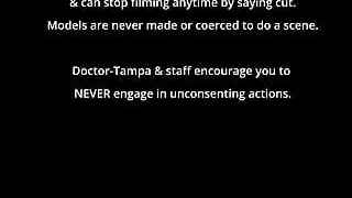 Freshman Yesenia Sparkles Gets Hitachi Magic Wand Orgasms By Doctor Tampa During Physical 4 College At HitachiHoesCom