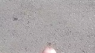 Kneel here and let me take a piss on you