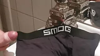 wank in bathroom on step brothers undies