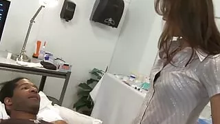Hot doctor Chayse Evans fucks with black patient