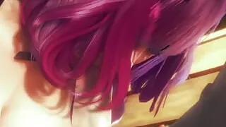 Kokoro Maid Handjob - Animation