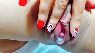 After sex wet pussy stretch and play!