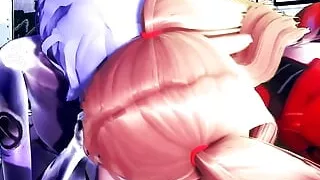 Nerv Dual Blowjob - 3D Animation