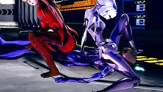 Evangelion 3D Hentai - 3D Animation