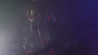 Sexy Latex Rubber MILF in Glasses with Blonde Hair Seduce You in Smoke (arya Grander)