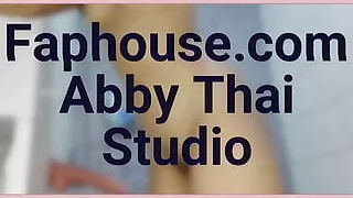 I take a shower after school and bring my dildo in the bathroom - Abby Thai - Studio