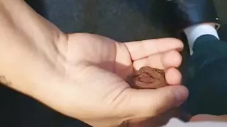 Step son walks in dinner room and asks step mom for a handjob