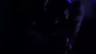 Oksi gently sucks her partner's cock