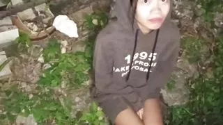 Finding, Feeding, Shaving and Fucking Poor Street Girl From the Middle of Trash