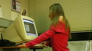 The first audition of Lucie the beautiful girl today